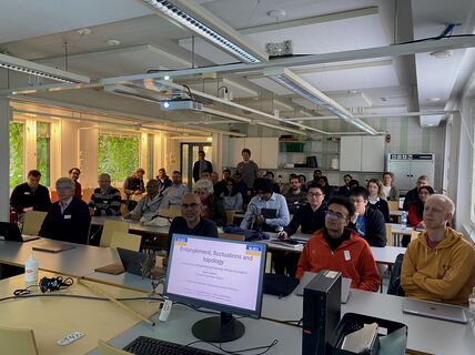 Workshop on correlation in Topological Quantum Matter. Source: Kumar Manohar, September 2022.