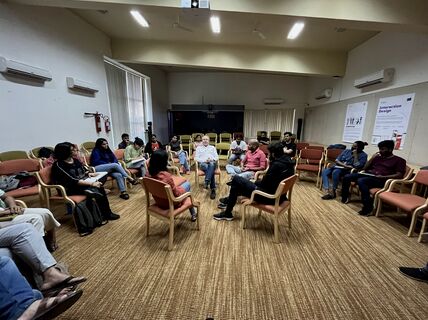Workshop in India with participants from Aalto University and Indian institutions, January 2023.