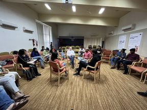 Workshop in India with participants from Aalto University and Indian institutions, January 2023.