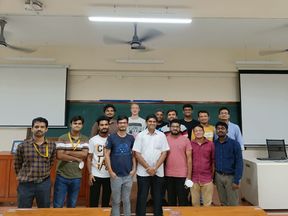 The research group of Prof. Vinu at IIT Madras. Summer 2022. 